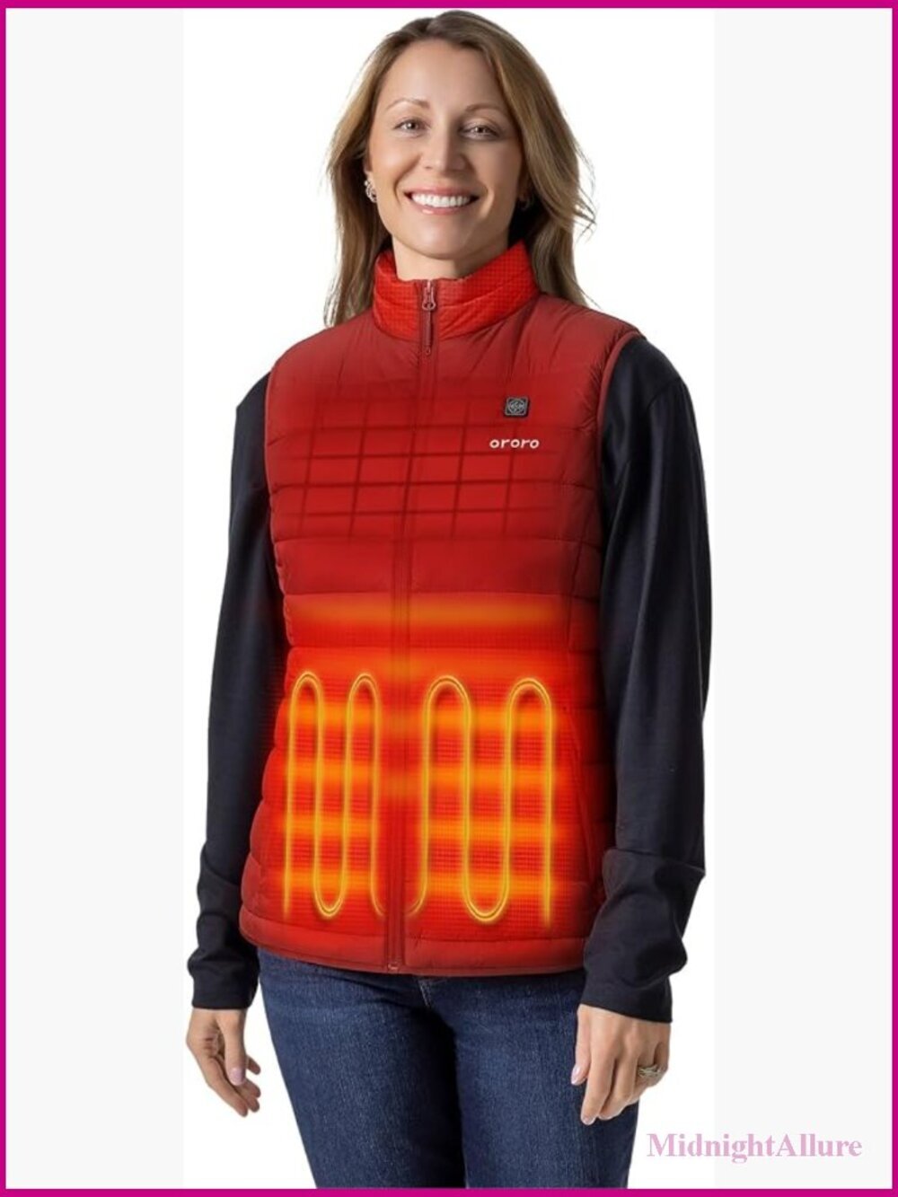 Upgraded 5-Zone Heated Vest with USB-C Rechargeable Battery, Lightweight Puffer